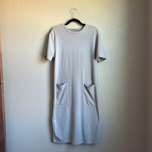 Zara soft teeshirt dress with pockets